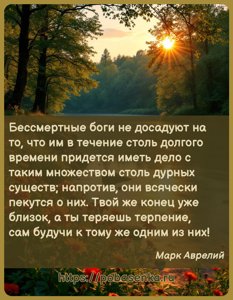 Бессмертные боги не досадуют на то, что им в течение столь долгого времени...