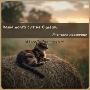 Чаем долго сыт не будешь.