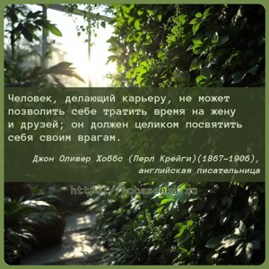 Человек, делающий карьеру, не может позволить себе тратить время на жену и...