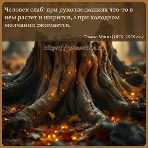 Человек слаб при рукоплесканиях что то в нем растет и ширится, а при...