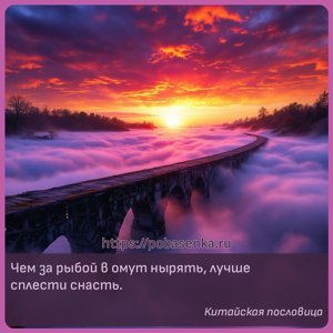 Чем за рыбой в омут нырять, лучше сплести снасть.