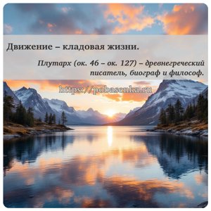 Движение кладовая жизни.