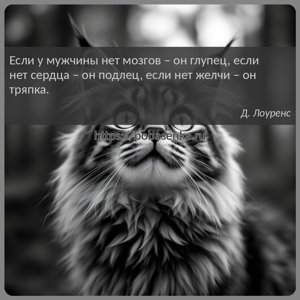 Если у мужчины нет мозгов он глупец, если нет сердца он подлец, если нет...
