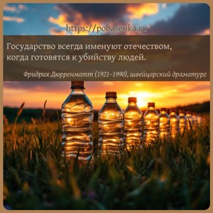 Государство всегда именуют отечеством, когда готовятся к убийству людей.