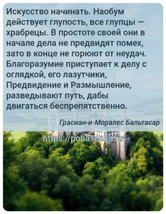 Искусство начинать. Наобум действует глупость, все глупцы храбрецы. В...
