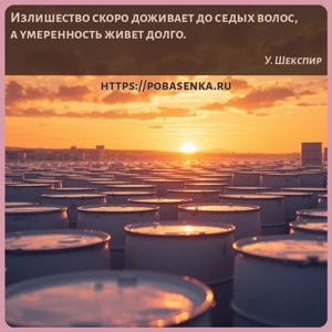 Излишество скоро доживает до седых волос, а умеренность живет долго.