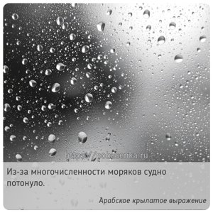 Из за многочисленности моряков судно потонуло.