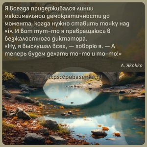 Я всегда придерживался линии максимальной демократичности до момента,...