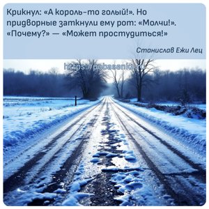 Крикнул А король то голый . Но придворные заткнули ему рот Молчи . Почему?...