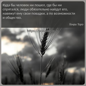 Куда бы человек ни пошел, где бы ни спрятался, люди обязательно найдут...