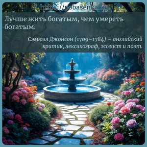 Лучше жить богатым, чем умереть богатым.