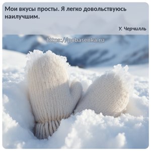 Мои вкусы просты. Я легко довольствуюсь наилучшим.