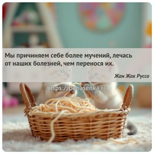 Мы причиняем себе более мучений, лечась от наших болезней, чем перенося их.