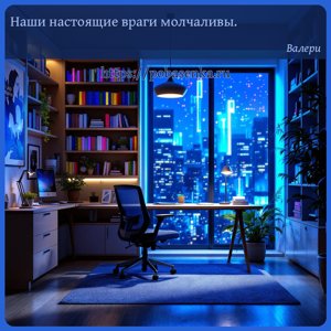 Наши настоящие враги молчаливы.