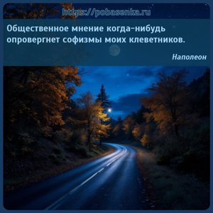 Общественное мнение когда нибудь опровергнет софизмы моих клеветников.