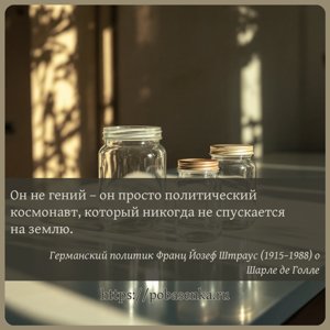Он не гений он просто политический космонавт, который никогда не...