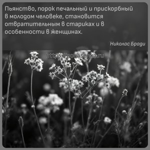 Пьянство, порок печальный и прискорбный в молодом человеке, становится...
