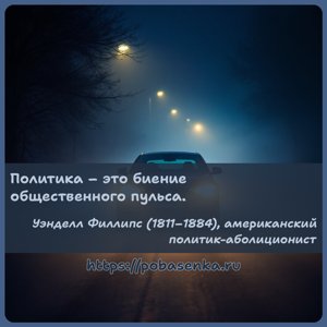Политика это биение общественного пульса.
