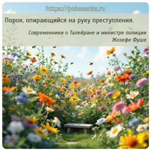 Порок, опирающийся на руку преступления.