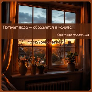 Потечет вода образуется и канава.