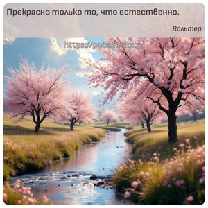 Прекрасно только то, что естественно.