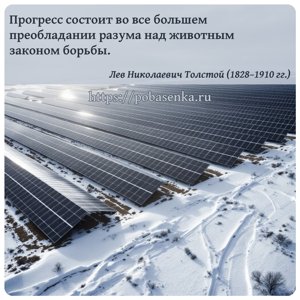 Прогресс состоит во все большем преобладании разума над животным законом...