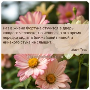 Раз в жизни Фортуна стучится в дверь каждого человека, но человек в это...