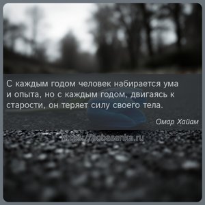 С каждым годом человек набирается ума и опыта, но с каждым годом, двигаясь...