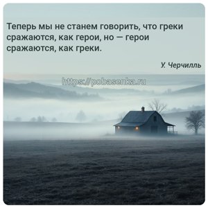 Теперь мы не станем говорить, что греки сражаются, как герои, но герои...