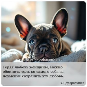 Теряя любовь женщины, можно обвинить толь ко самого себя за неумение...