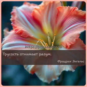 Трусость отнимает разум.