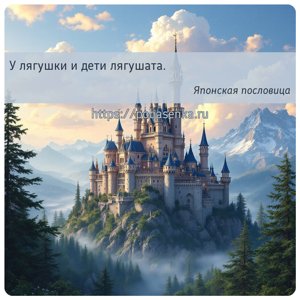 У лягушки и дети лягушата.