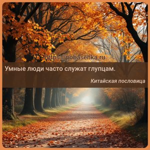 Умные люди часто служат глупцам.