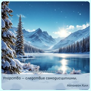 Упорство следствие самодисциплины.