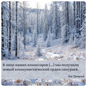 В лице наших комиссаров мы получили новый коммунистический орден самураев.