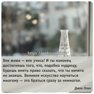 Век живи век учись И ты наконец достигнешь того, что, подобно мудрецу,...