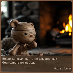 Везде так шумно, что не слышно, как безмолвствует народ.