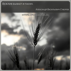 Вежлив бывает и палач.