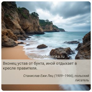 Вконец устав от бунта, иной отдыхает в кресле правителя.
