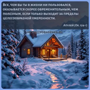 Все, чем бы ты в жизни ни пользовался, оказывается скорее обременительным,...
