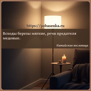 Всходы березы мягкие, речи предателя медовые.