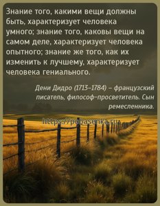 Знание того, какими вещи должны быть, характеризует человека умного знание...