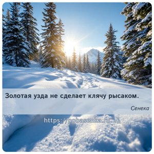 Золотая узда не сделает клячу рысаком.
